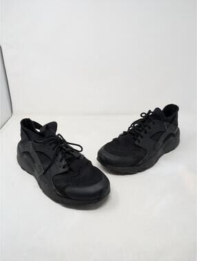 Nike Air Huarache Ultra Shoes Mens 10.5 Triple Black  Sneakers 819685-002